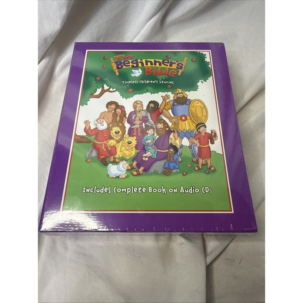 The Beginner's Bible Deluxe Edition: Includes Complete Book on Audio CDs Sealed